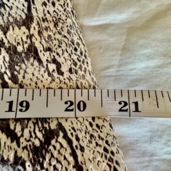 Avec Les Filles Snake Print Heavy Double Breasted Trench Coat NWOT - Picture 16 of 16